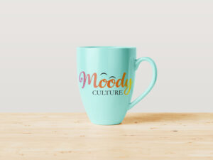Turquoise mug design